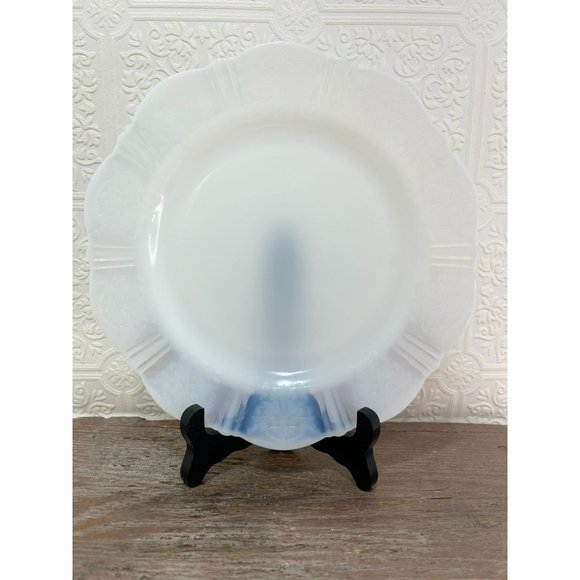 Vintage Macbeth-Evans American Sweetheart Glass Dinner Plate White - Picture 8 of 9
